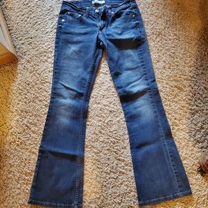 Levis 518 superlow jeans, boot cut , 5M.  waist 27, Length 32